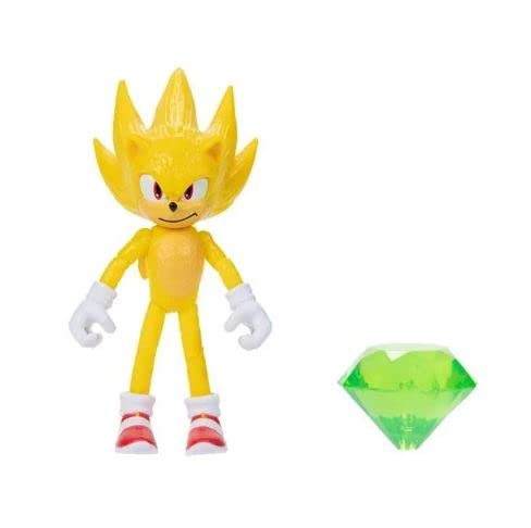 Sonic the Hedgehog 2 The Movie 4" Articulated Action Figure Collection (Super Sonic)