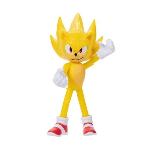 Sonic the Hedgehog 2 The Movie 4" Articulated Action Figure Collection (Super Sonic)