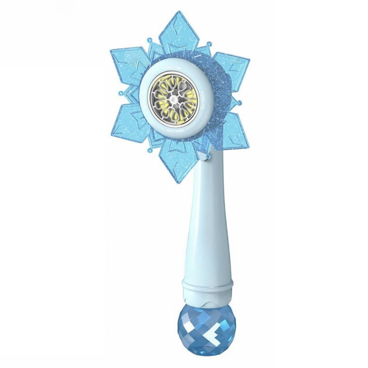Automatic Handheld Bubble Lightweight Snowflake-Shaped Bubble Leak-Resistant Toy for Kids, Birthday Parties, Blue