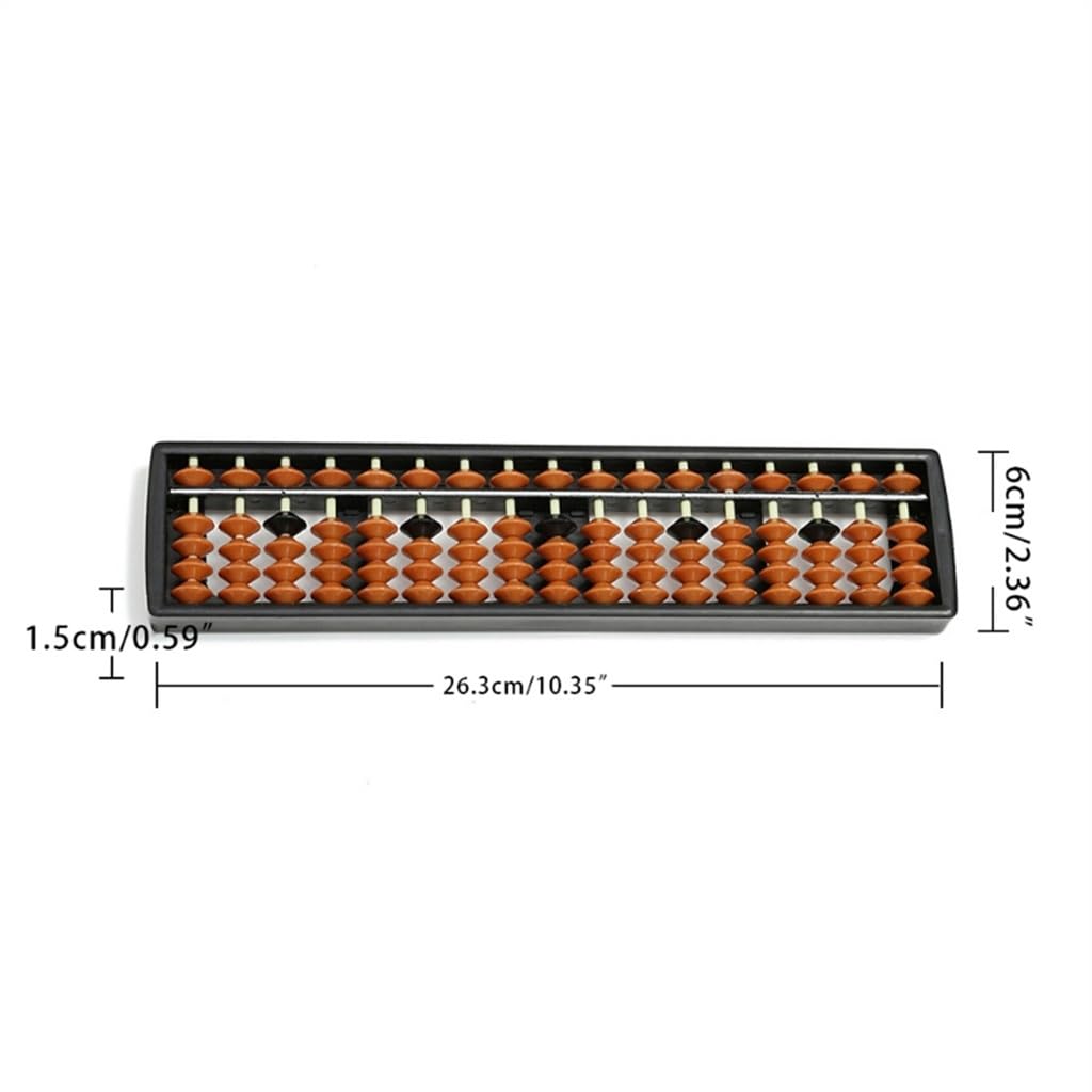 15 Digits 7-23 Standard Sticks Abacus Calculator Counting Math Tool Beginners Caculating Toys