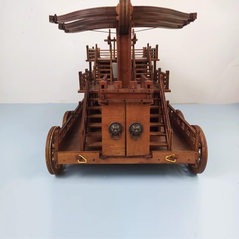 Crossbow Chariot Chines Three Kingdoms Weapons Large scale Chinese style ancient siege vehicle model Wooden Tabletop Game Toy Retro Adult Birthday Gift