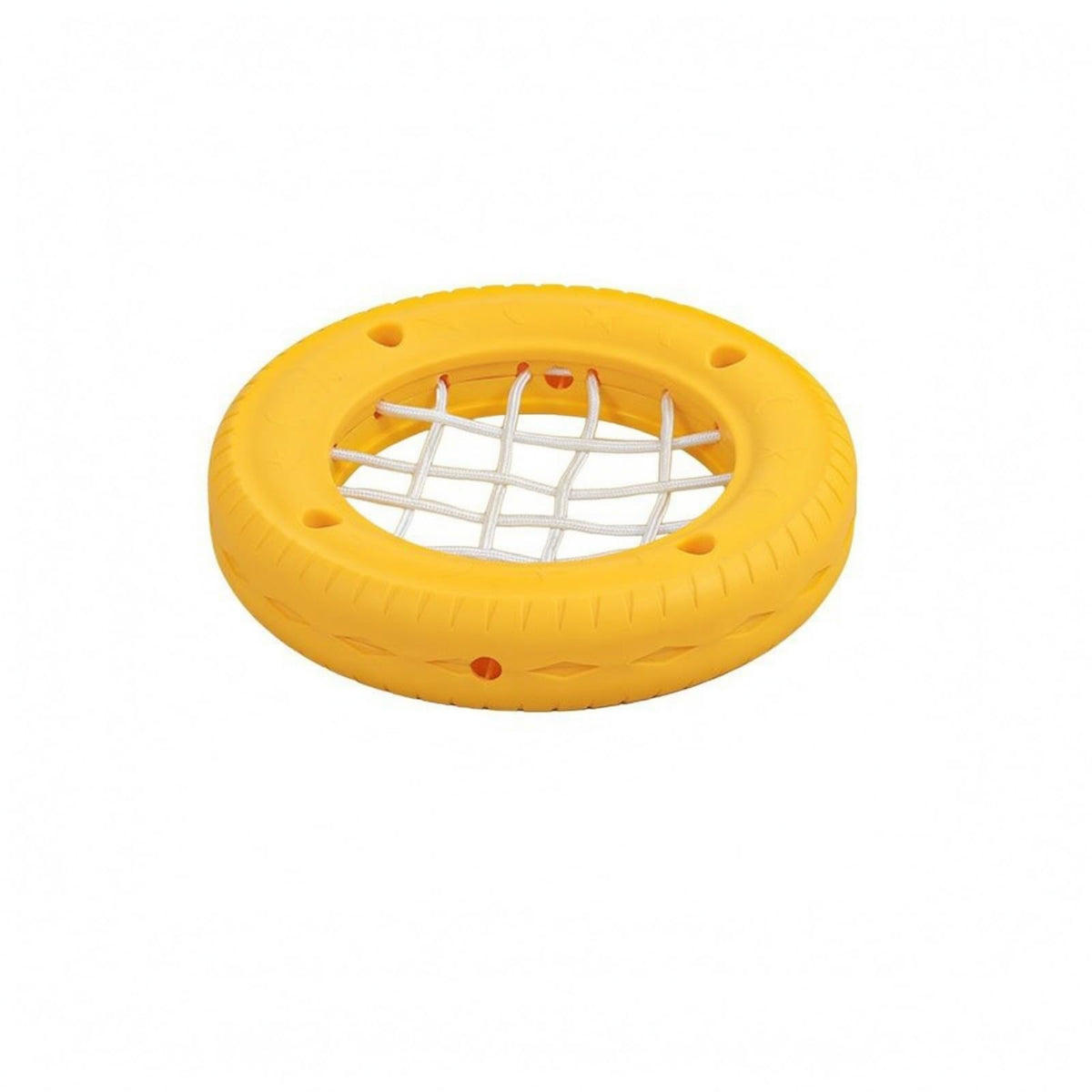 Tire Toy with Center Net Non Slip Balance Stepping Blocks Young Child Toys Kids, Young Children, Playgrounds, Green