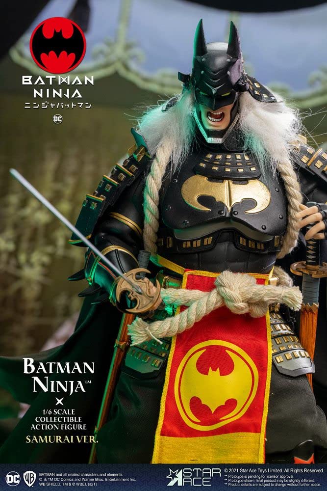 Star Ace Toys Batman Ninja: Samurai 2.0 (Deluxe Version with Horse) 1:6 Scale Collectible Action Figure, Multicolor