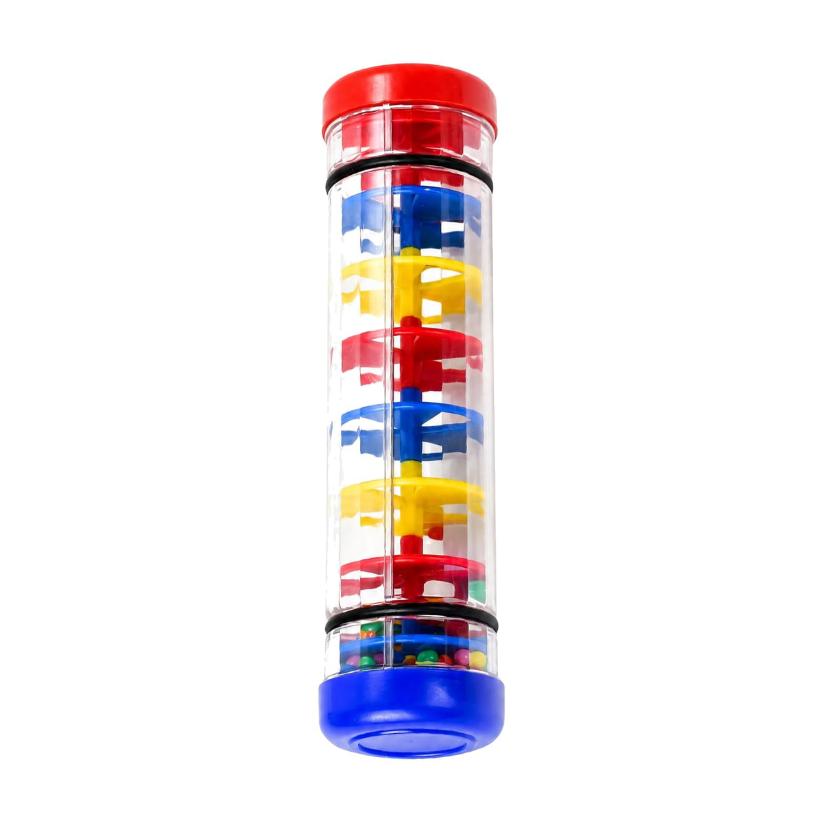 Rainfall Tube Child-Friendly Rain with Internal Beads Transparent Early-Learning Audiovisual Toy for Children, Young Children, Quiet Time, 9CM