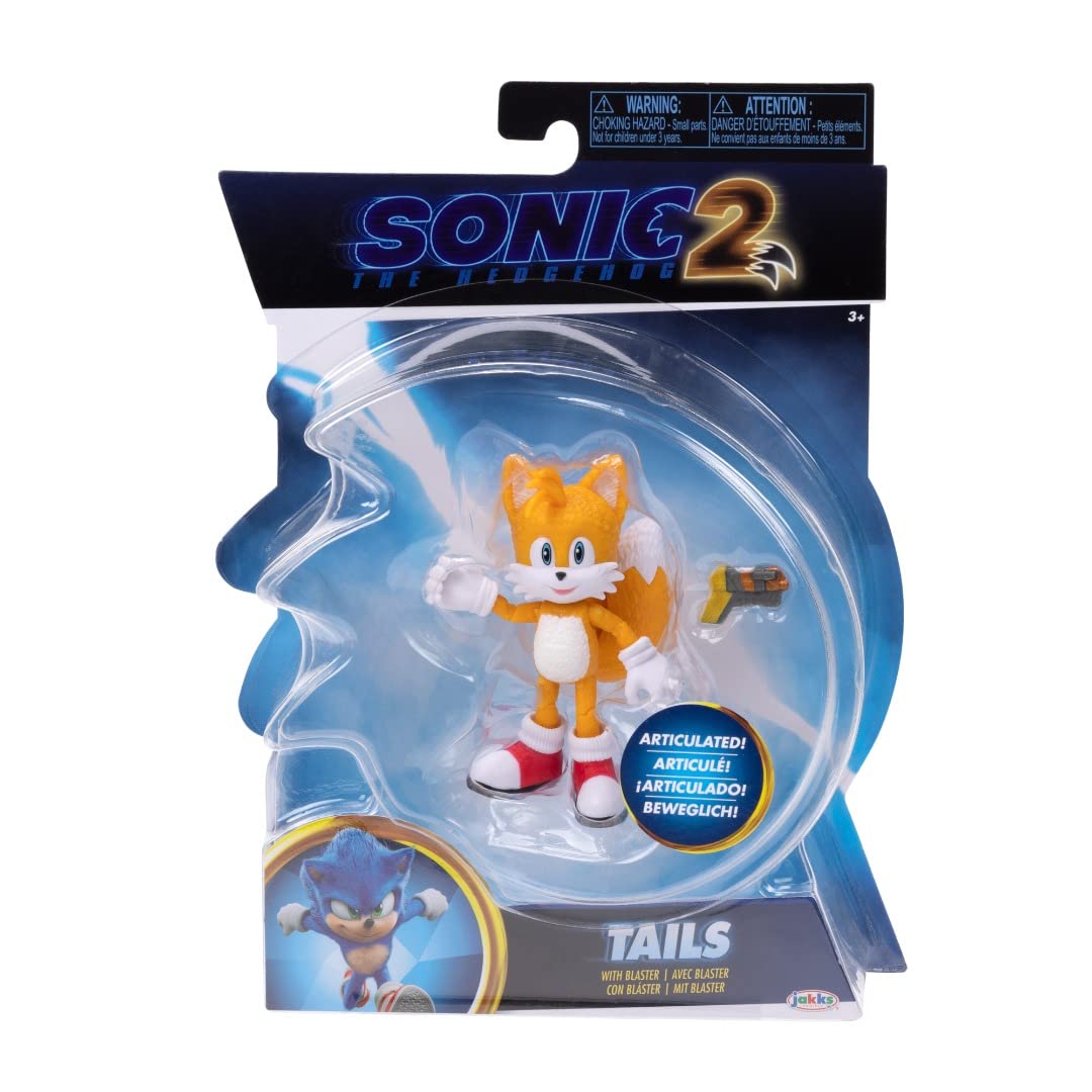 Sonic the Hedgehog 2 The Movie 4" Articulated Action Figure Collection (Super Sonic)