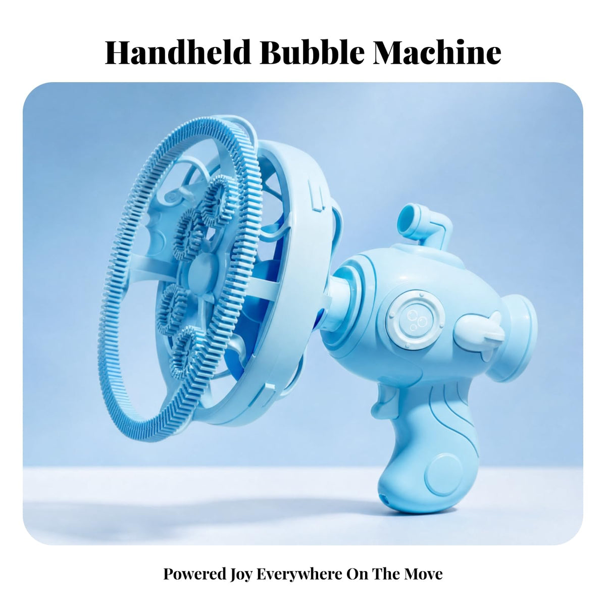 Simhoa Bubble Blowing Machine sphereButton Electric Bubble Maker Automatic Toy for Parent-Child Activities