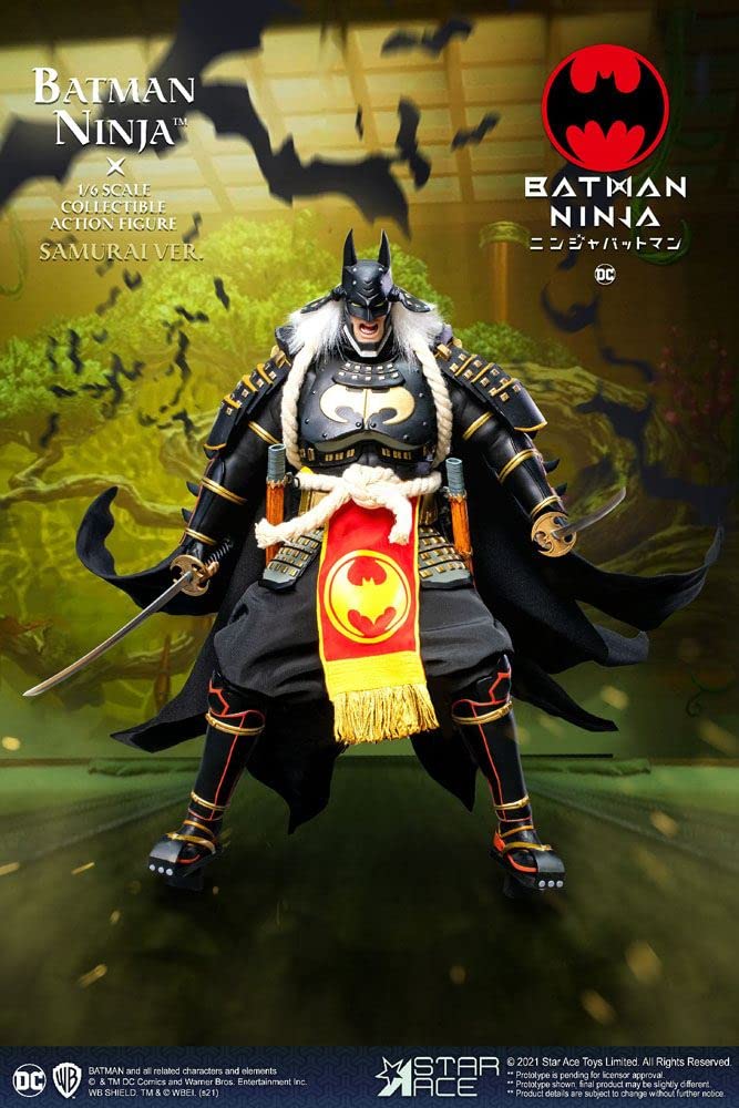 Star Ace Toys Batman Ninja: Samurai 2.0 (Deluxe Version with Horse) 1:6 Scale Collectible Action Figure, Multicolor