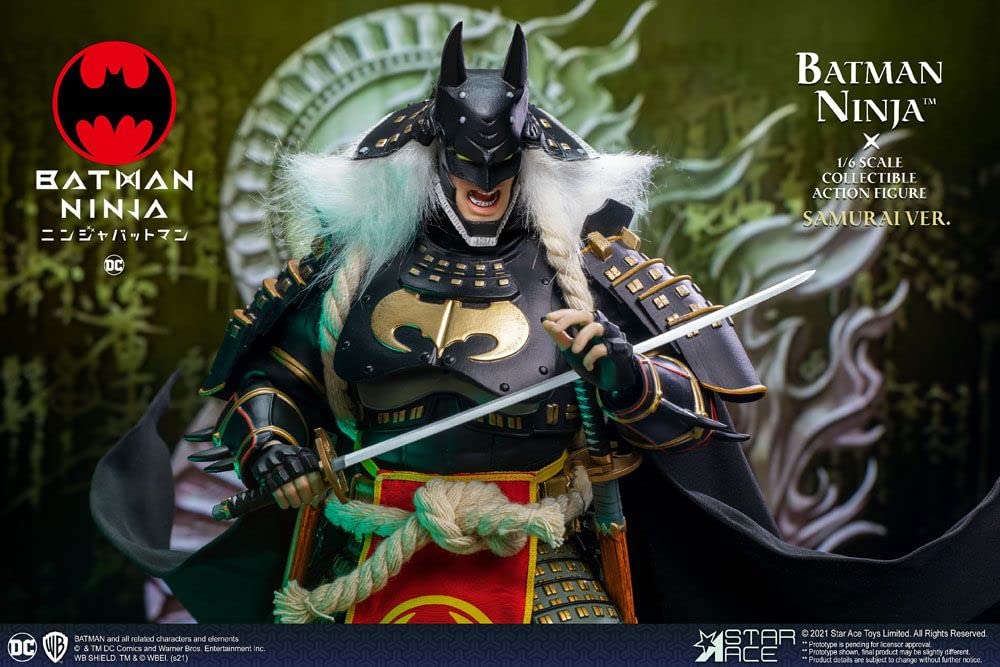 Star Ace Toys Batman Ninja: Samurai 2.0 (Deluxe Version with Horse) 1:6 Scale Collectible Action Figure, Multicolor