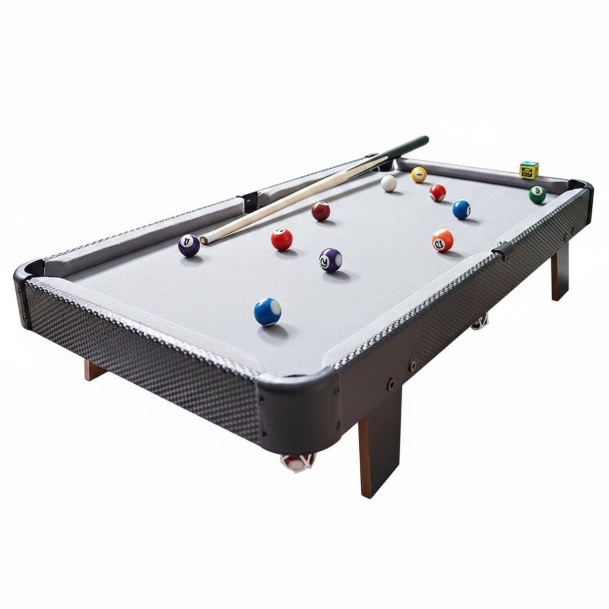 Gralara Pool Table Learn Through Children's Pool Table Toy Lightweight Tabletop Billiards Set for Family, Home