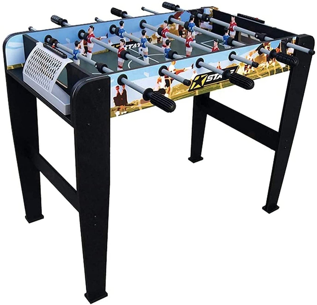 Foosball Table Mini Football Table for Adults and Kids Billiard Soccer Competition Sports Home Game Room Toys Ideal Gift