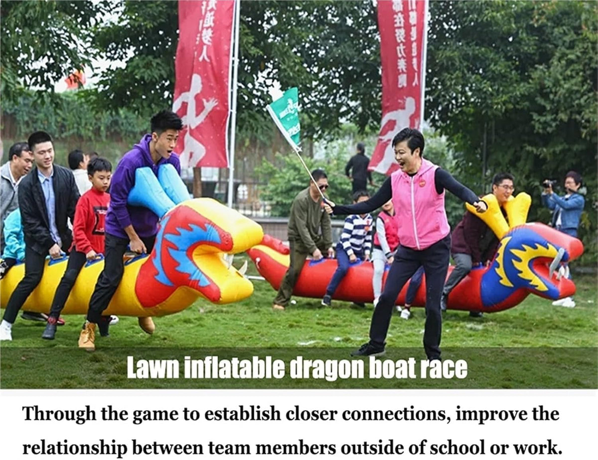 School Carnival Dragon Boat Toys - Outdoor Group Cooperation Race Games