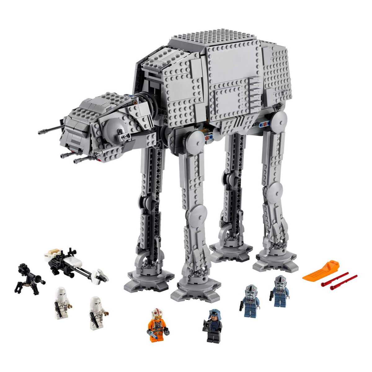 LEGO Star Wars AT-AT Walker 75288 Building Toy, 40th Anniversary Collectible Figure Set, Room Décor, Gift Idea for Kids, Boys & Girls with 6 Minifigures