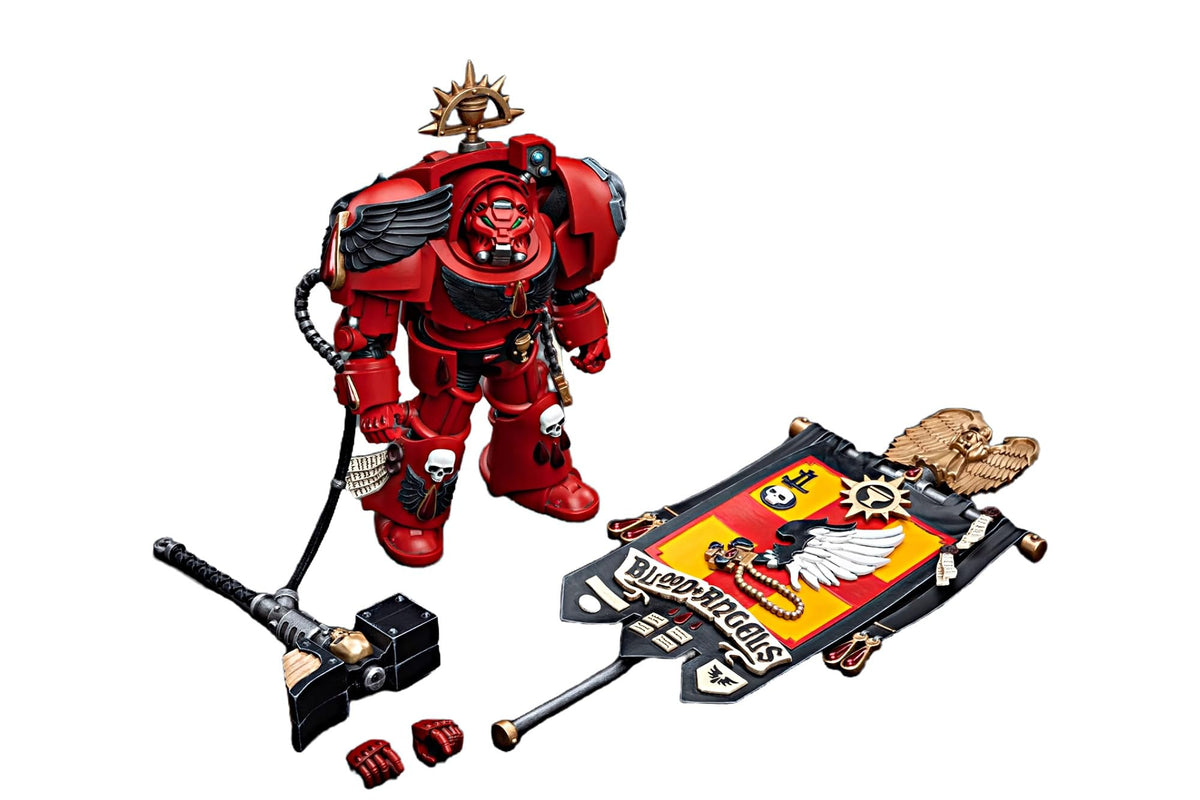 JOYTOY Warhammer 40K 1/18 Action Figures Blood Angels Assault Terminators Team Collectible Model