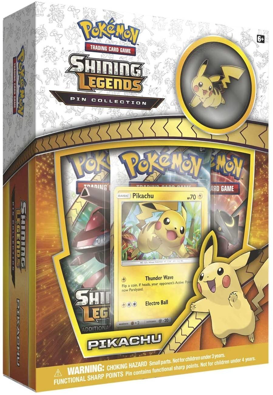 Pokemon SM3.5 Shining Legends Pikachu Pin Box Toy, Camouflage