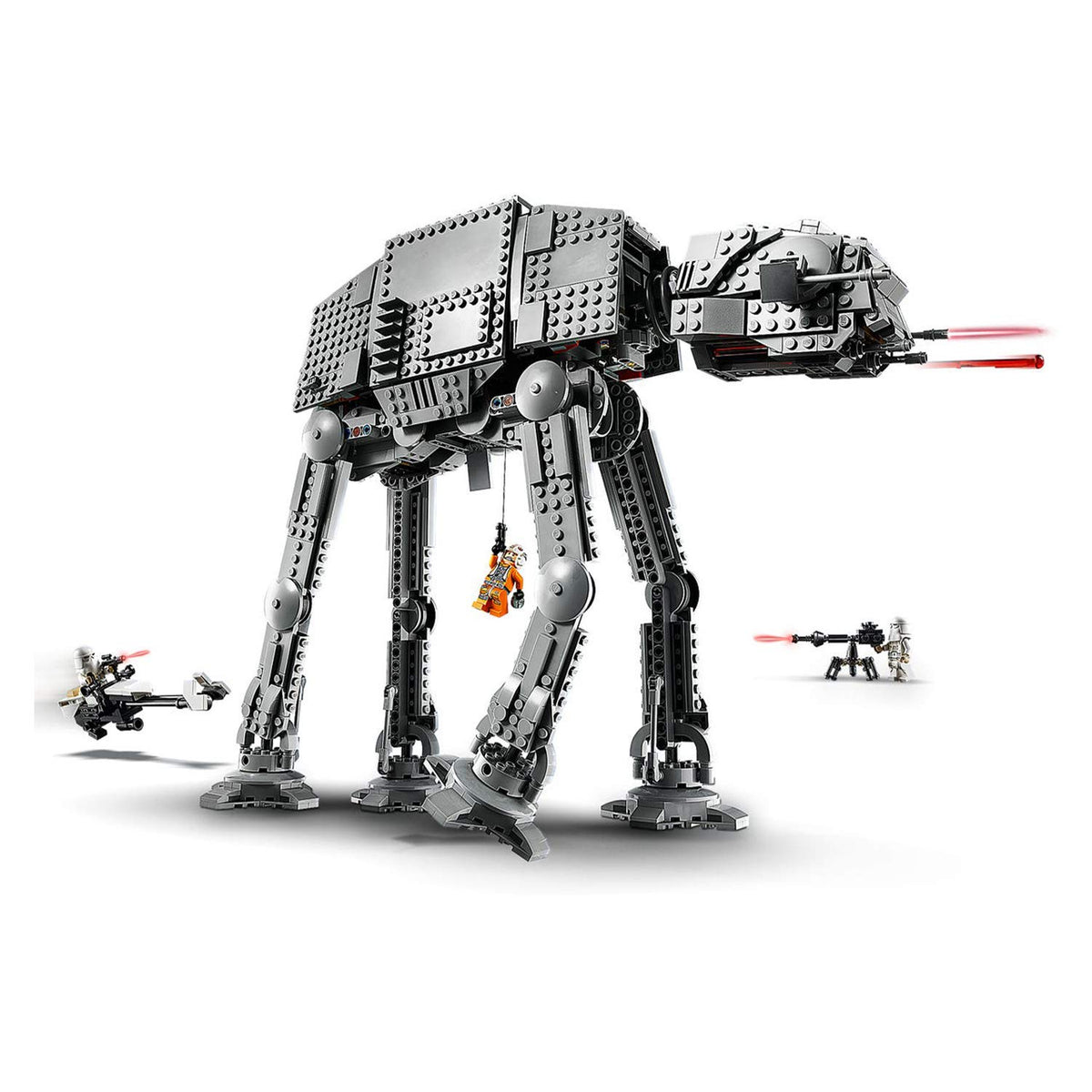 LEGO Star Wars AT-AT Walker 75288 Building Toy, 40th Anniversary Collectible Figure Set, Room Décor, Gift Idea for Kids, Boys & Girls with 6 Minifigures