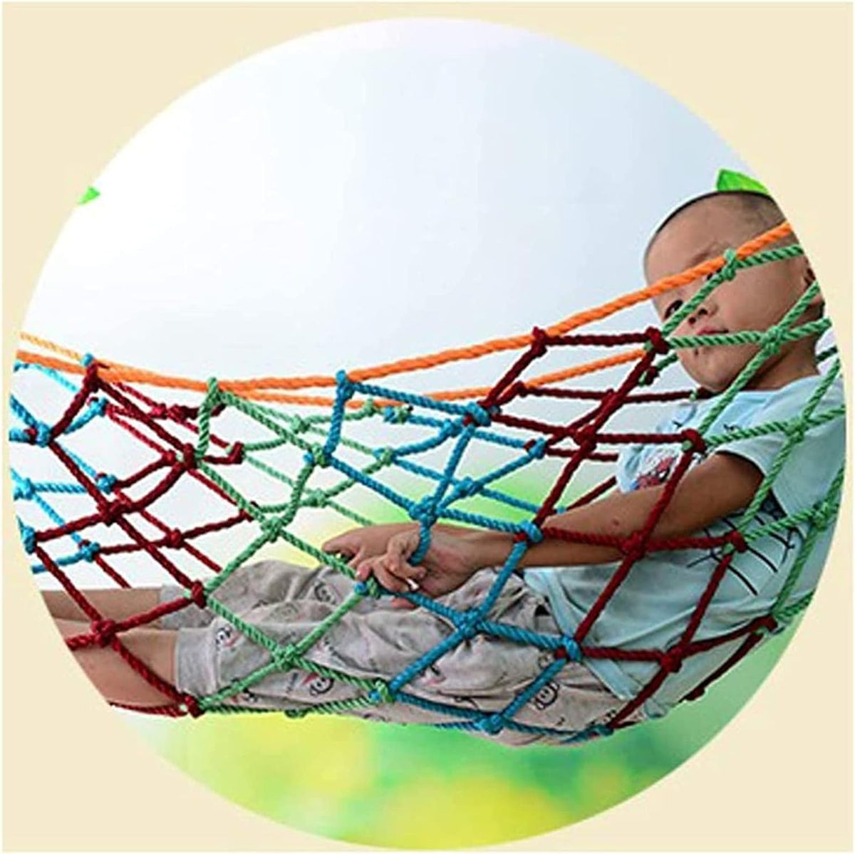Climbing Net Cargo Decorative Mesh Fence Rope Ladder for Toddler Outdoor Toys(3 * 6m)