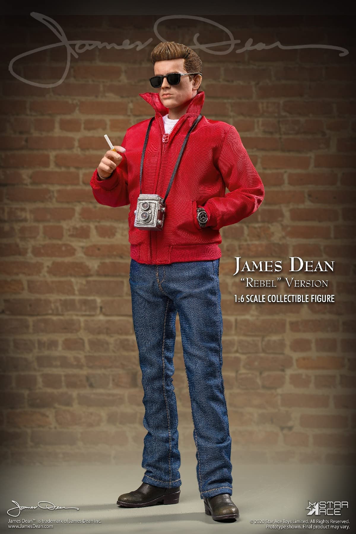 Star Ace Toys James Dean (Rebel Version) 1:6 Scale Collectible Action Figure, Multicolor