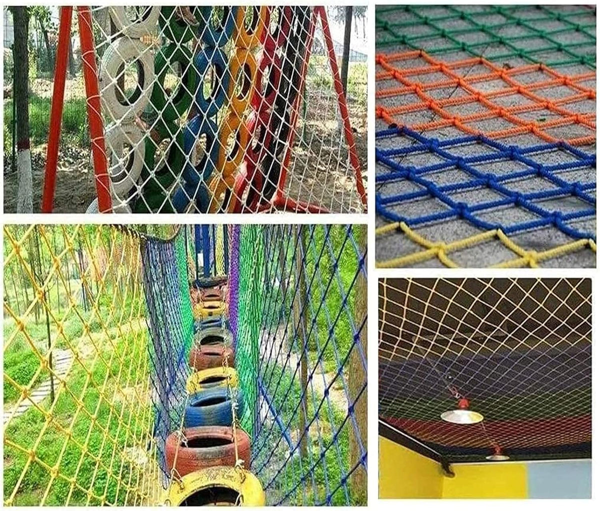 Climbing Net Cargo Decorative Mesh Fence Rope Ladder for Toddler Outdoor Toys(3 * 6m)